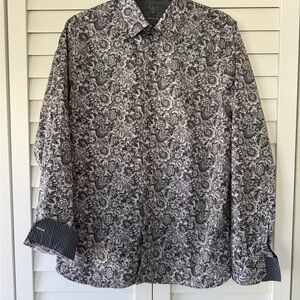 Ted Baker Monochrome Floral Men's Shirt